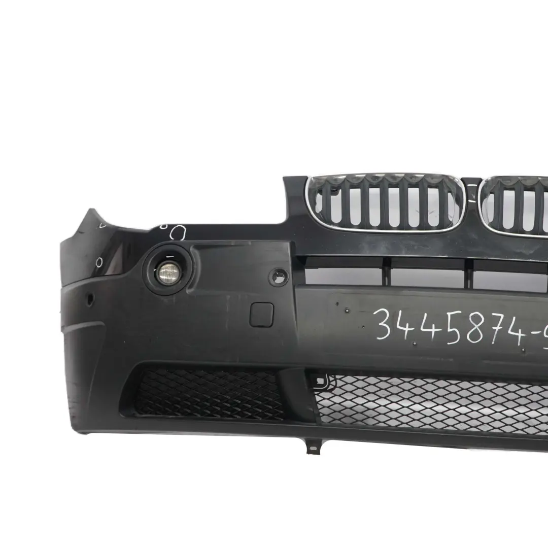 Complete Front Bumper PDC Schwarz 2 Black - 668 to BMW X3 E83 LCI with Part number 3445874 BMW X3 E83 LCI Complete Front Bumper PDC Schwarz 2 Black - 668 - SKU 3445874-SCH - Part number 3445874
