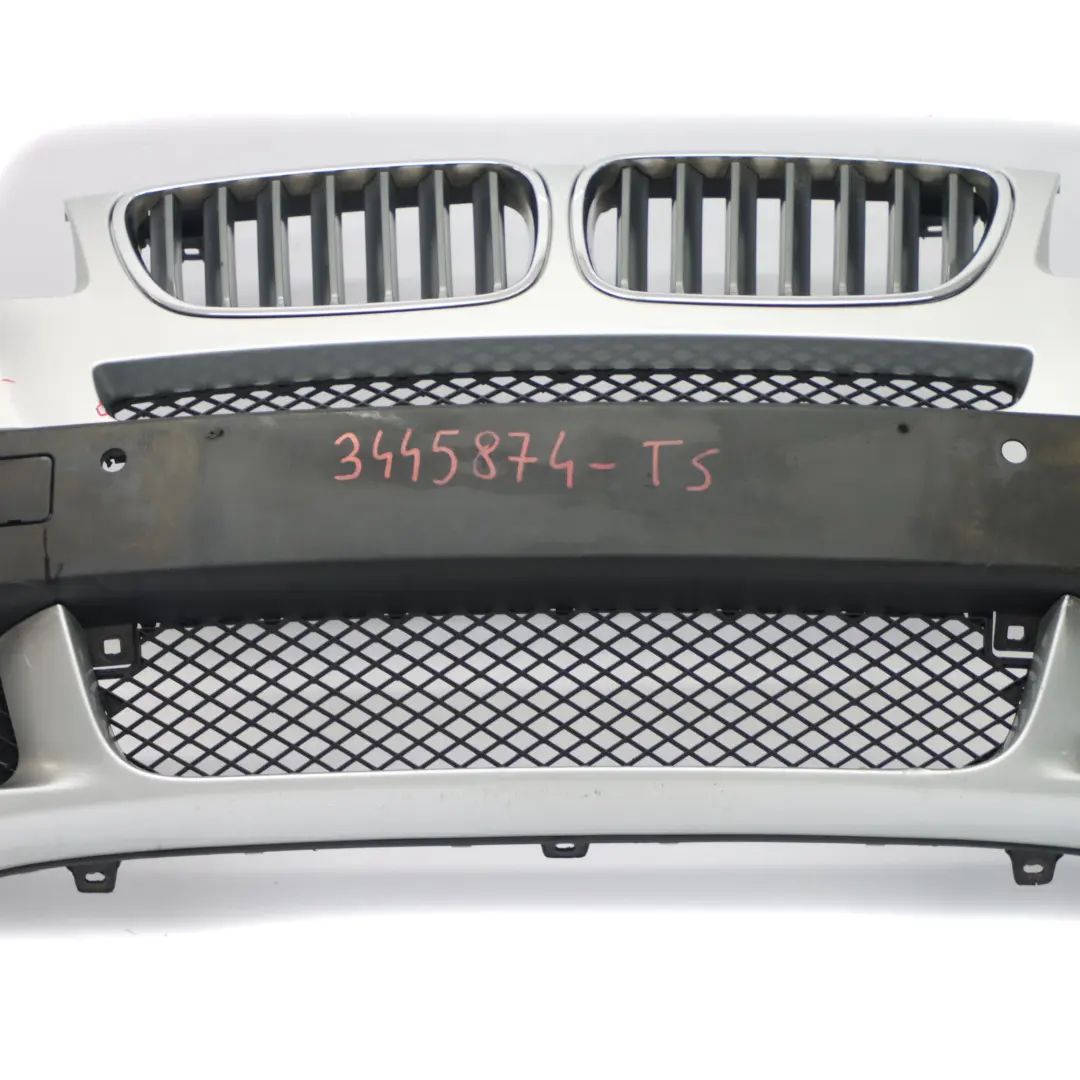 BMW X3 E83 LCI Complete Front Bumper PDC Titansilber Titan Silver - 354 - SKU 3445874-TS - Part number 3445874