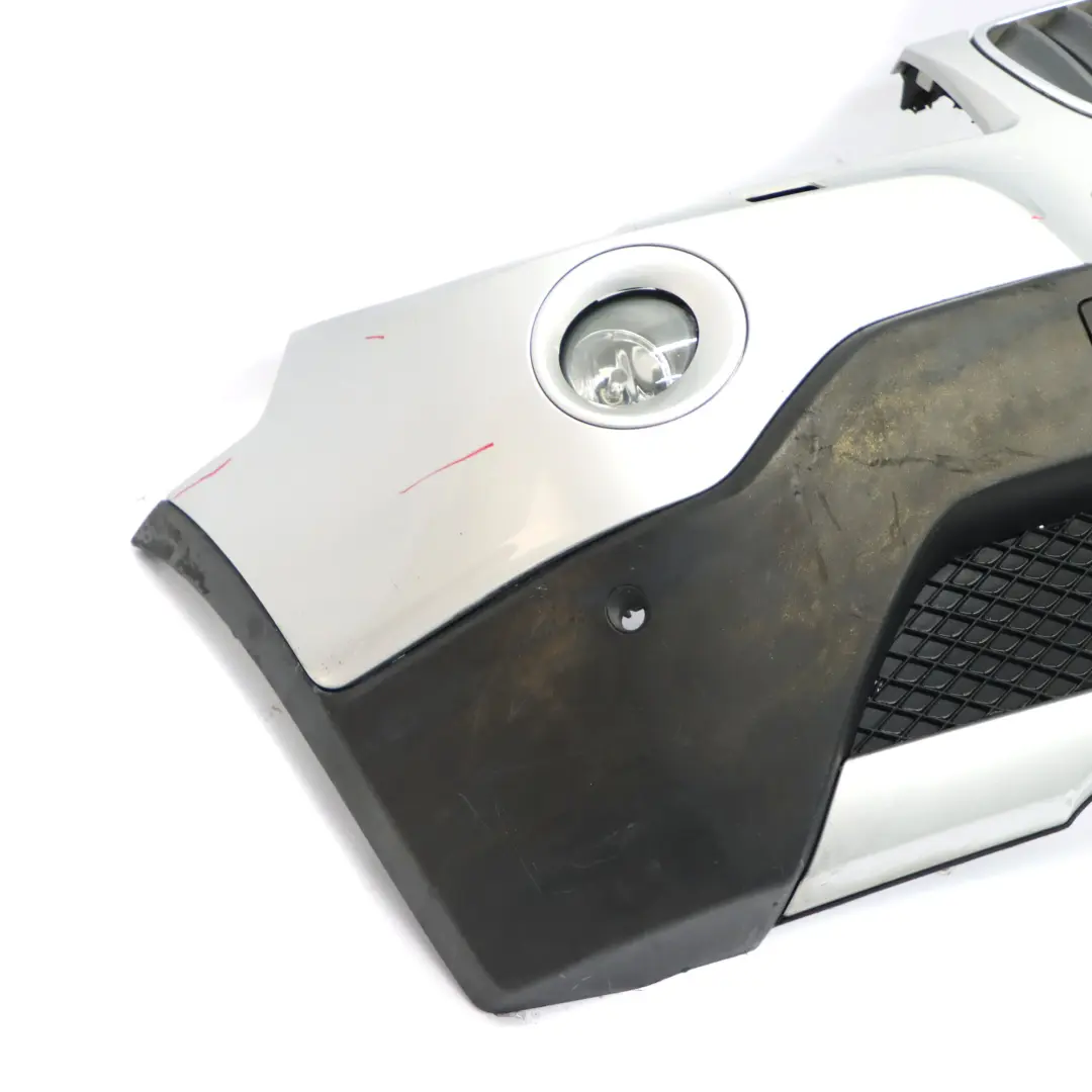BMW X3 E83 LCI Complete Front Bumper PDC Titansilber Titan Silver - 354 - SKU 3445874-TS - Part number 3445874