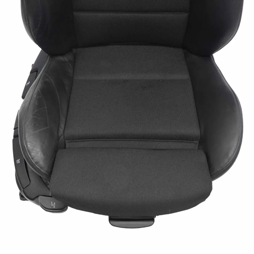 Delantero Derecho Asiento Tela Cuero Pearlpoint Antracita para BMW E83 LCI M Sport con número de pieza 3448610 BMW E83 LCI M Sport Delantero Derecho Asiento Tela Cuero Pearlpoint Antracita - SKU 3448610-2 - Número de pieza 3448610