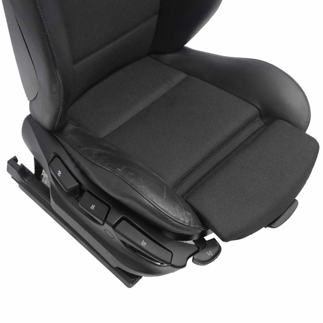 Delantero Derecho Asiento Tela Cuero Pearlpoint Antracita para BMW E83 LCI M Sport con número de pieza 3448610 BMW E83 LCI M Sport Delantero Derecho Asiento Tela Cuero Pearlpoint Antracita - SKU 3448610-2 - Número de pieza 3448610