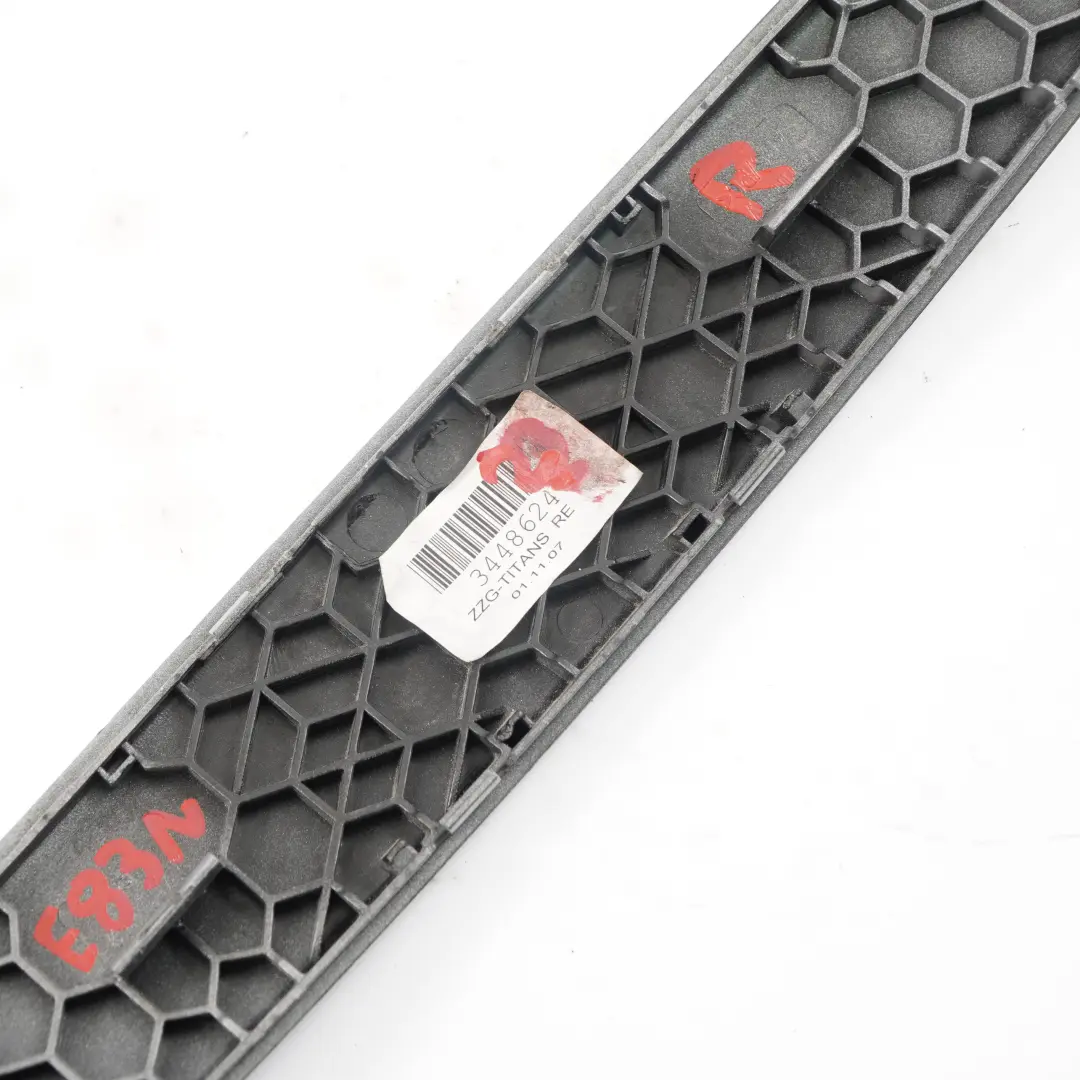  Rivestimento porta BMW X3 E83 LCI Striscia Interna Destra Titanio Luce - SKU 3448624-2 - Numero di parte 3448624