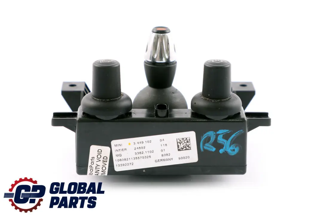 Navigatore satellitare Pulsante interruttore per Mini Cooper R55 R56 R57 con numero di parte 3449102 Mini Cooper R55 R56 R57 Navigatore satellitare Pulsante interruttore - SKU 3449102 - Numero di parte 3449102