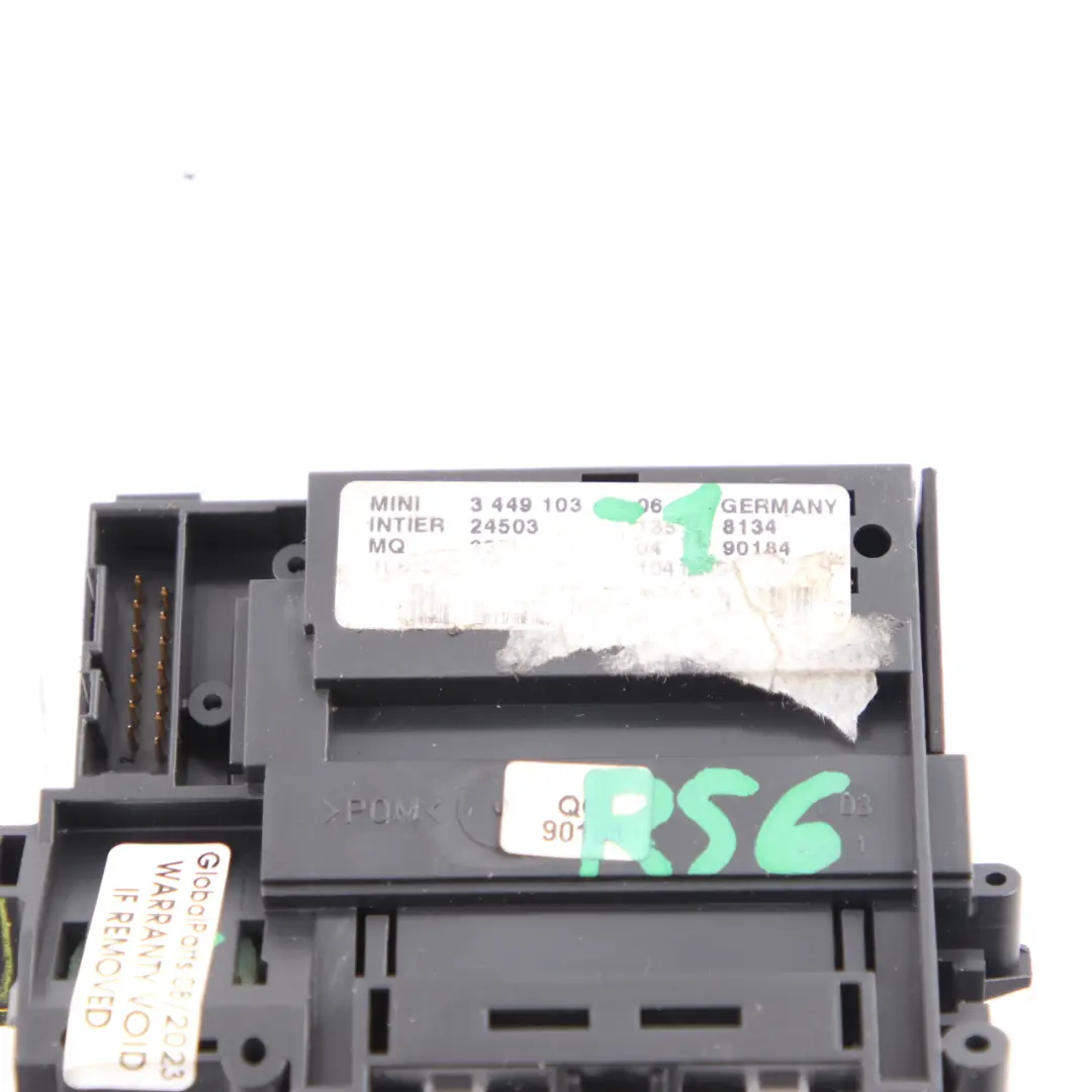  Ignition Key Reader Mini Cooper R55 R56 R59 Engine Start Stop Switch Button - SKU 3449103-1 - Part number 3449103