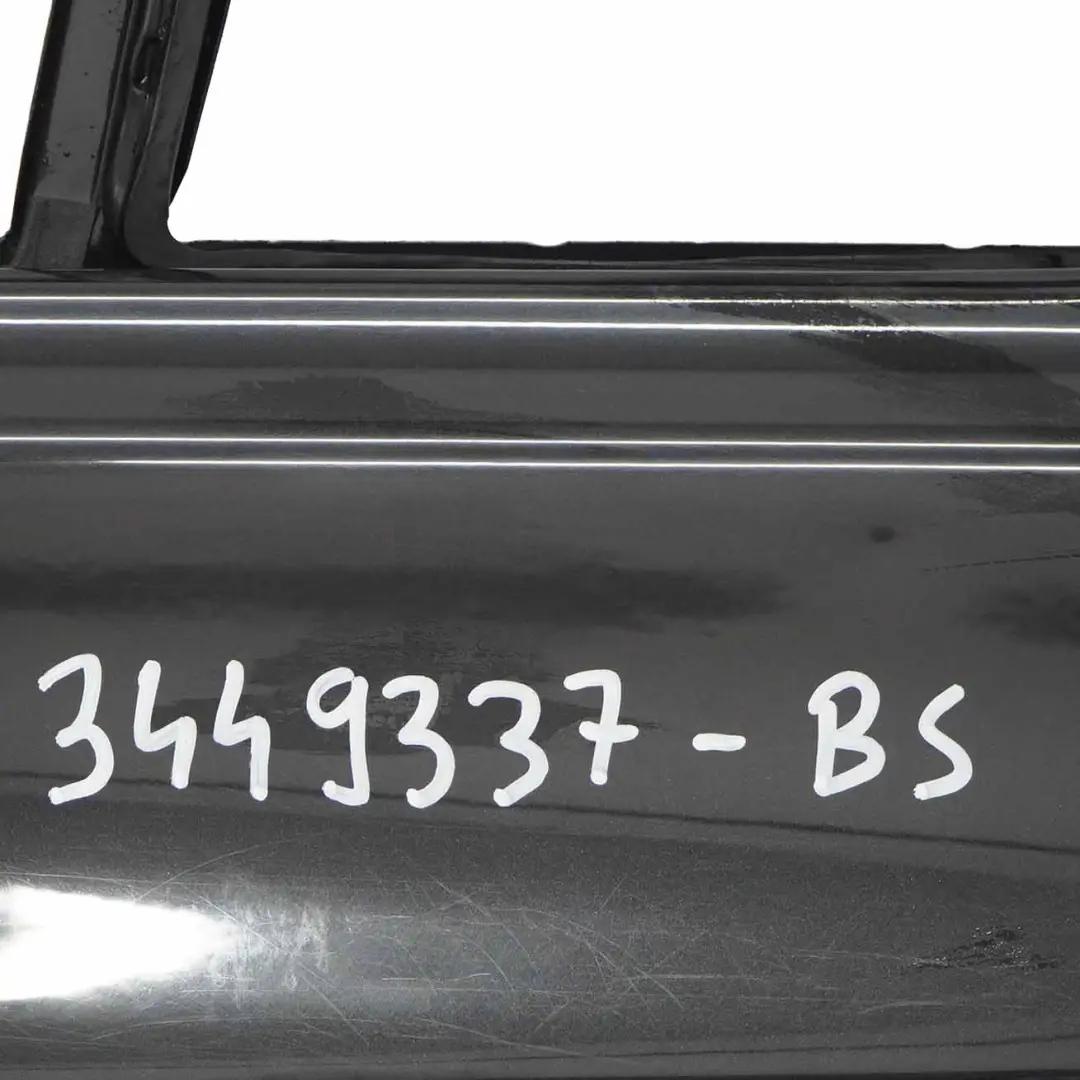 Door Rear Left N/S Black Sapphire Metallic - 475 to BMW X3 E83 with Part number 3449337 BMW X3 E83 Door Rear Left N/S Black Sapphire Metallic - 475 - SKU 3449337-BS - Part number 3449337