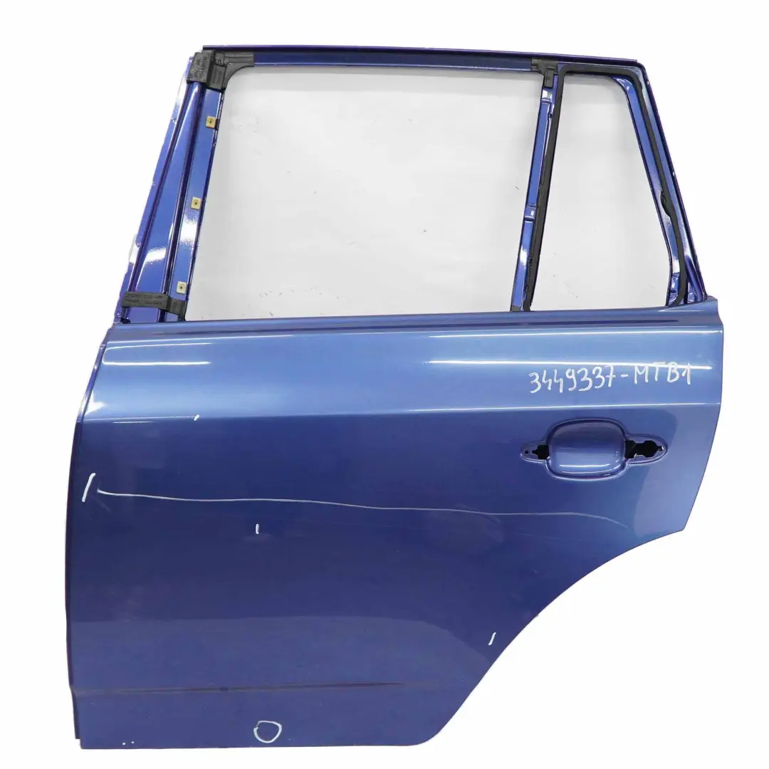 BMW X3 E83 Door Rear Left N/S Montegoblau Montego Blue Metallic - A51 - SKU 3449337-MTB1 - Part number 3449337