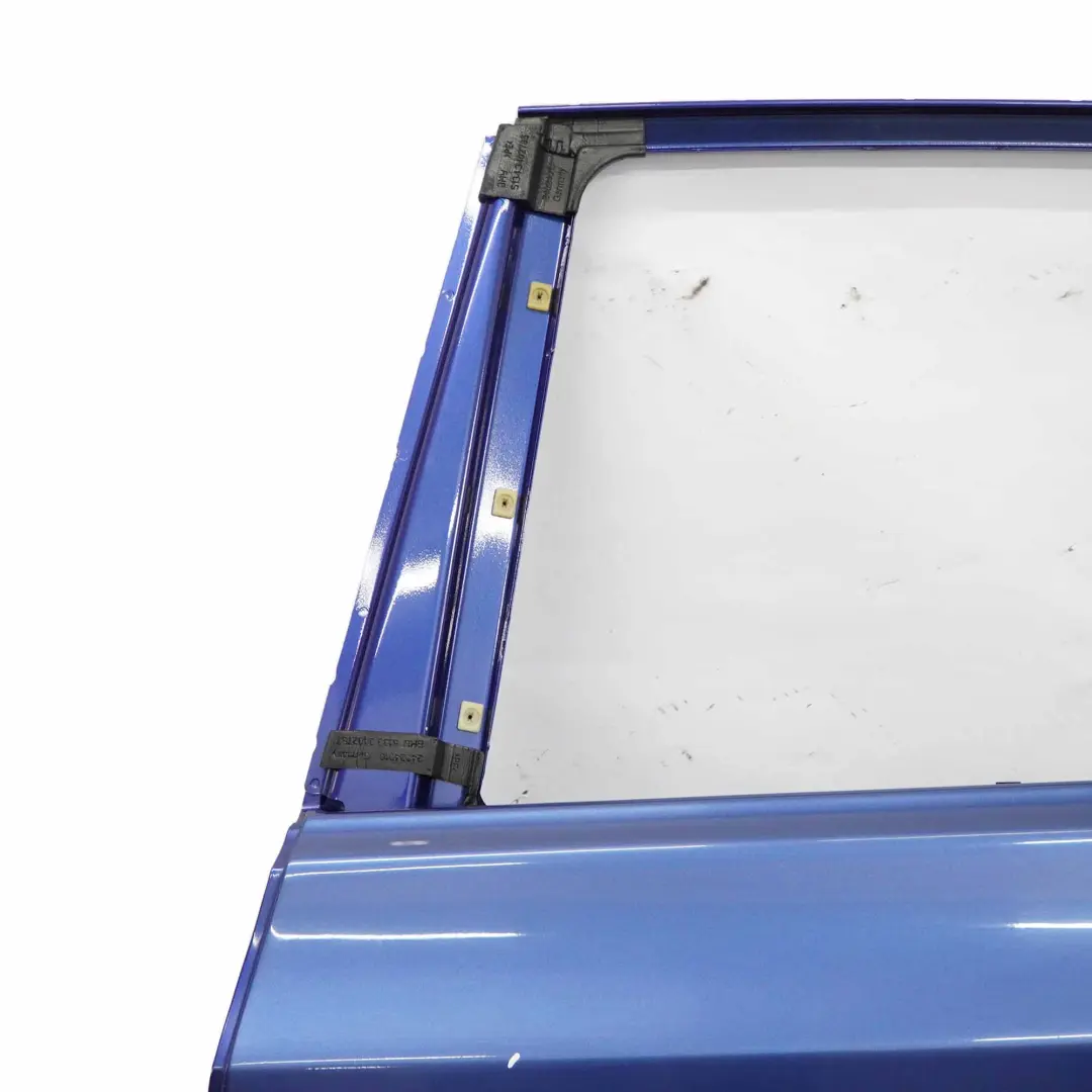 Puerta Trasera Izquierda Montegoblau Azul Montego Metalizado - A51 para BMW X3 E83 con número de pieza 3449337 BMW X3 E83 Puerta Trasera Izquierda Montegoblau Azul Montego Metalizado - A51 - SKU 3449337-MTB1 - Número de pieza 3449337