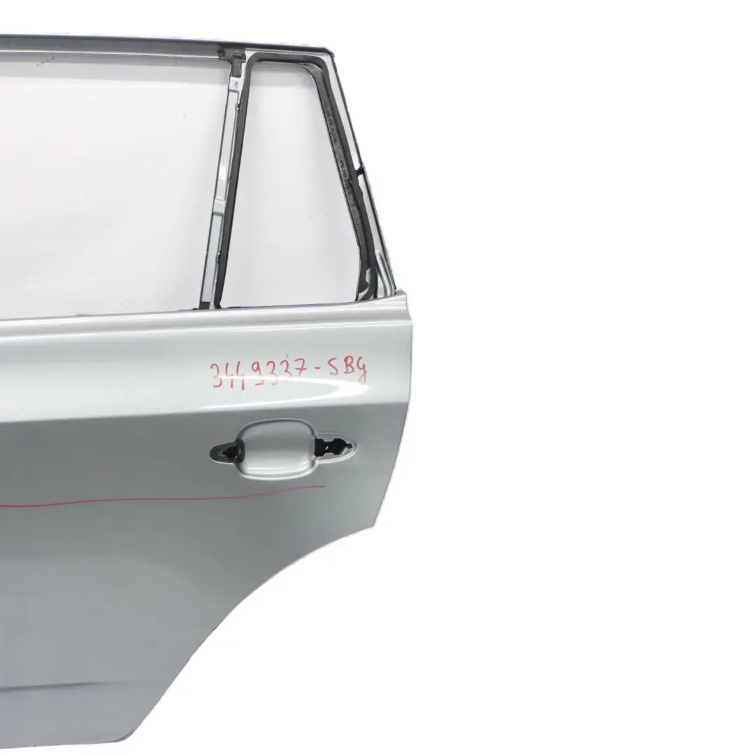 Door Rear Left N/S Silbergrau Silver Grey Metallic - A08 to BMW X3 E83 with Part number 3449337 BMW X3 E83 Door Rear Left N/S Silbergrau Silver Grey Metallic - A08 - SKU 3449337-SBG - Part number 3449337