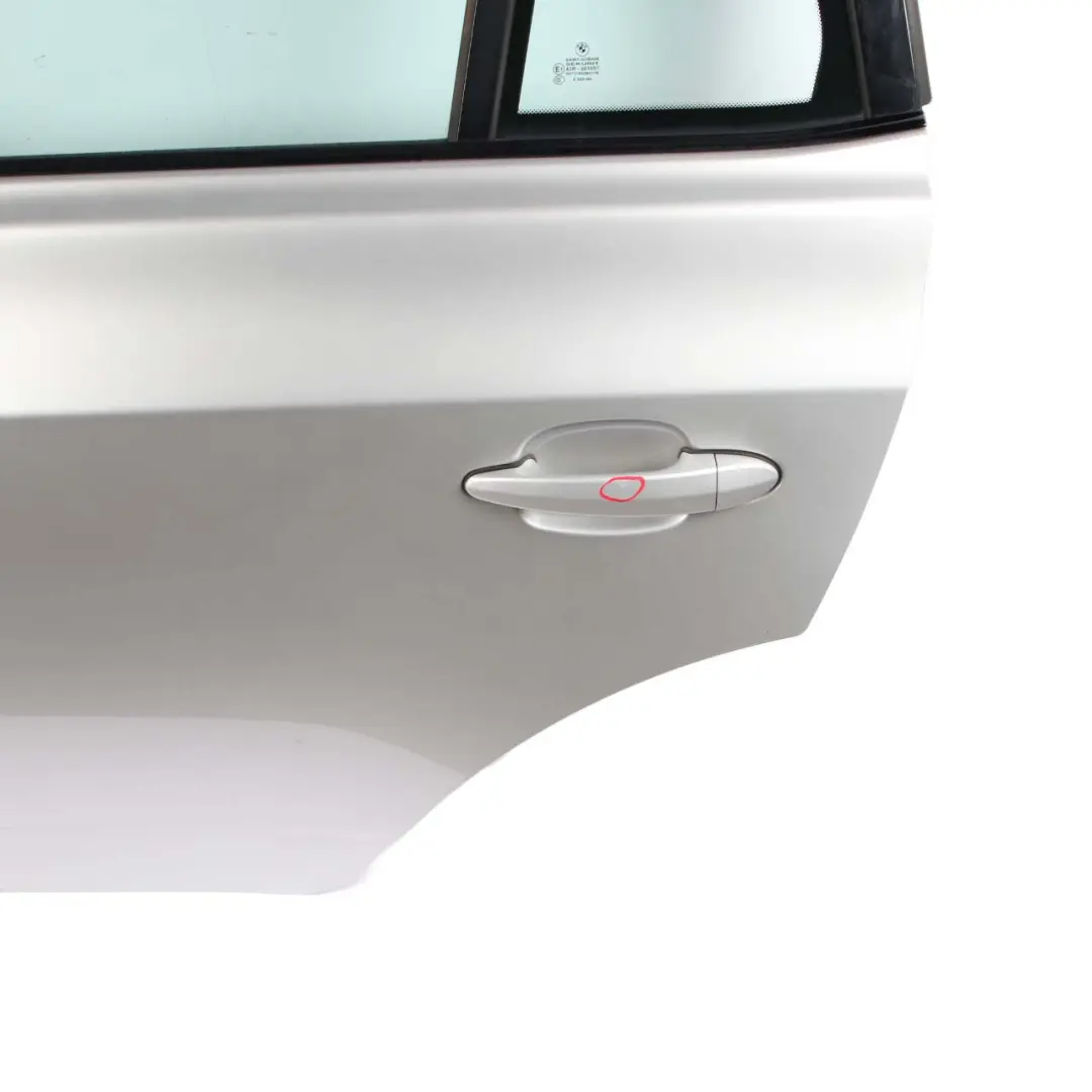 Door Rear Left N/S Titansilber Titan Silver Metallic - 354 to BMW X3 E83 with Part number 3449337 BMW X3 E83 Door Rear Left N/S Titansilber Titan Silver Metallic - 354 - SKU 3449337-TS3 - Part number 3449337