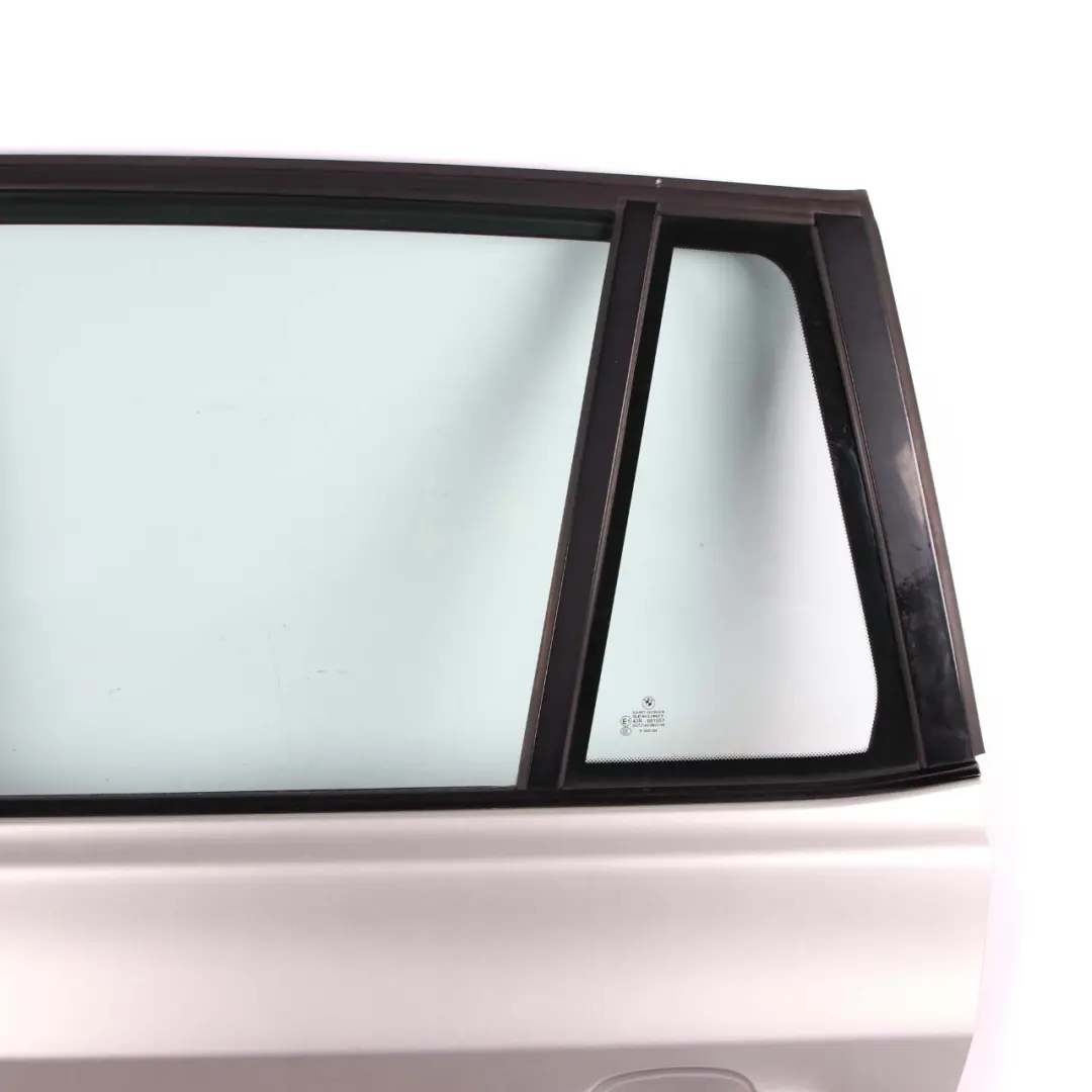 Door Rear Left N/S Titansilber Titan Silver Metallic - 354 to BMW X3 E83 with Part number 3449337 BMW X3 E83 Door Rear Left N/S Titansilber Titan Silver Metallic - 354 - SKU 3449337-TS3 - Part number 3449337