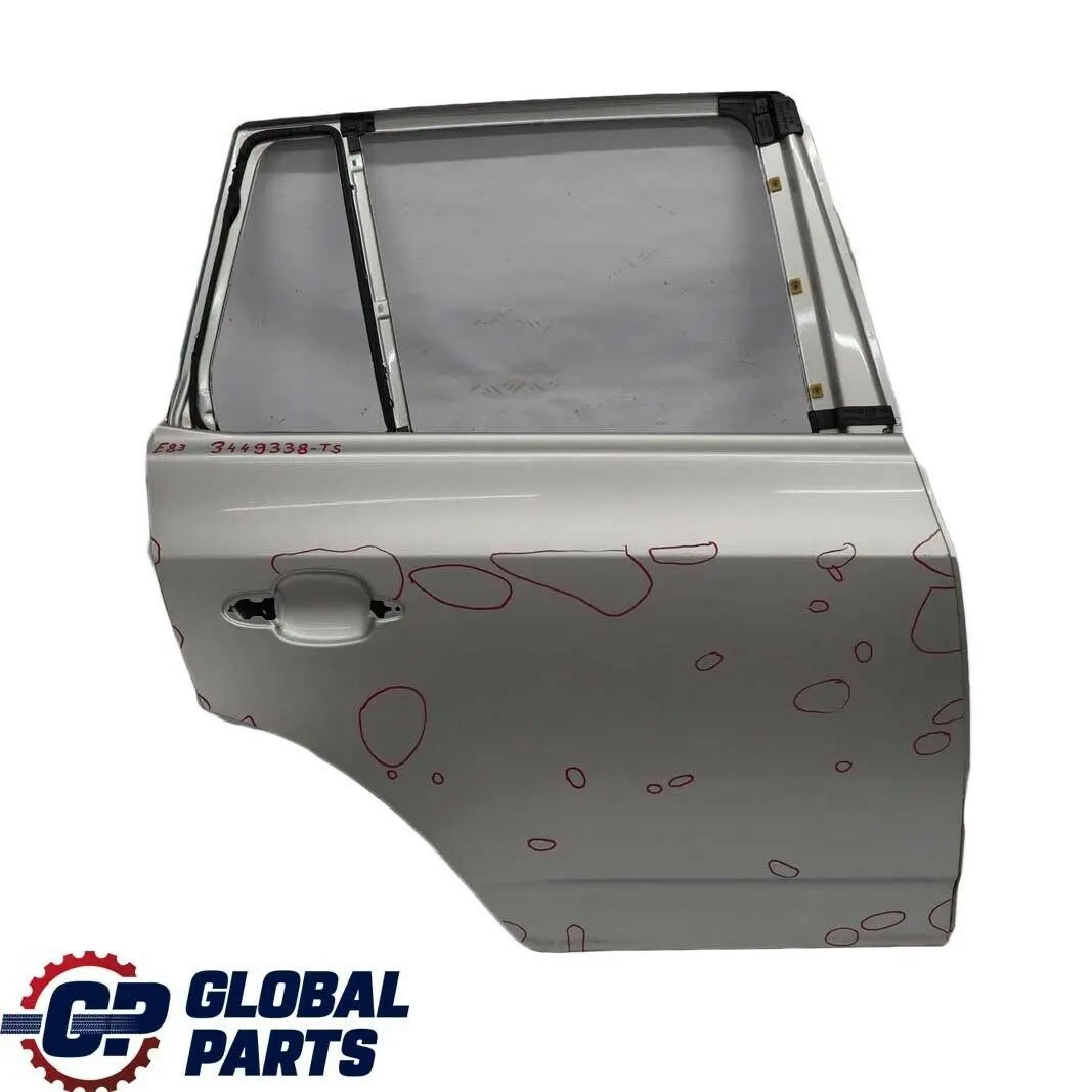 Arriere Droite Argent Titane Titan Argent - 354 pour BMW X3 E83 Porte à propos du numéro de pièce 3449338 BMW X3 E83 Porte Arriere Droite Argent Titane Titan Argent - 354 - SKU 3449338-TS - Numéro de pièce 3449338