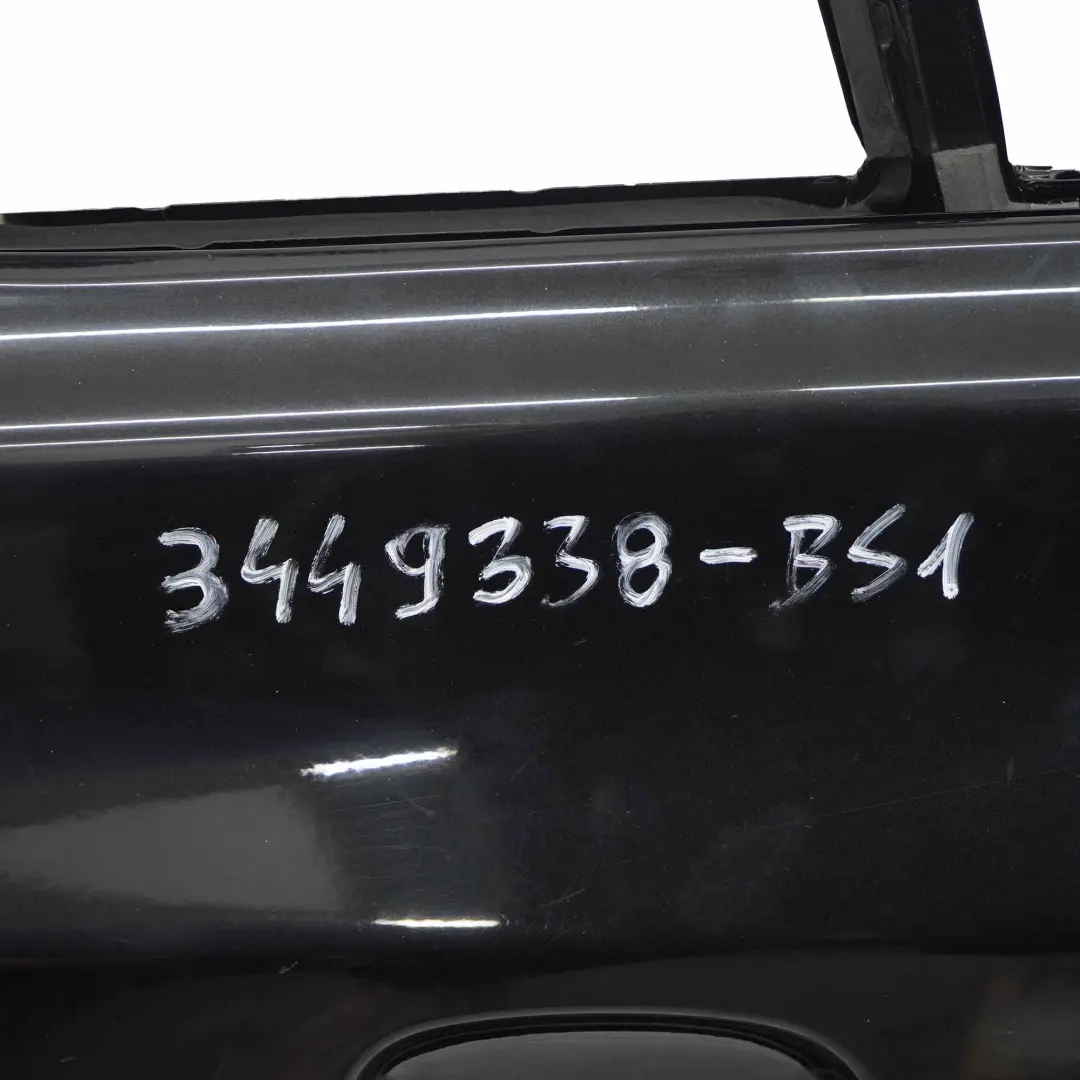 Door Rear Right O/S Black Sapphire Metallic - 475 to BMW X3 E83 with Part number 3449338 BMW X3 E83 Door Rear Right O/S Black Sapphire Metallic - 475 - SKU 3449338-BS1 - Part number 3449338