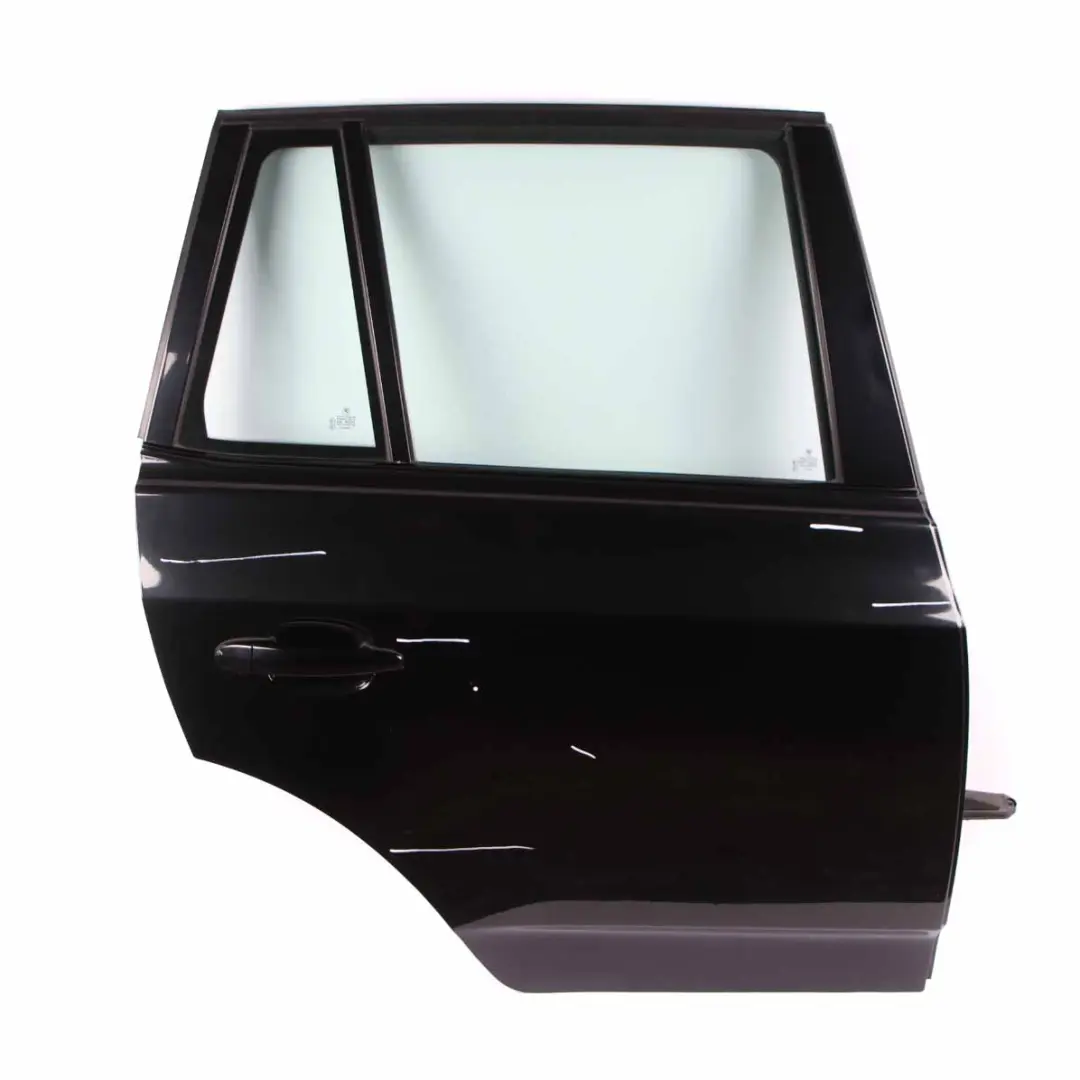Door Rear Right O/S Black Sapphire Metallic - 475 to BMW X3 E83 with Part number 3449338 BMW X3 E83 Door Rear Right O/S Black Sapphire Metallic - 475 - SKU 3449338-BS2 - Part number 3449338