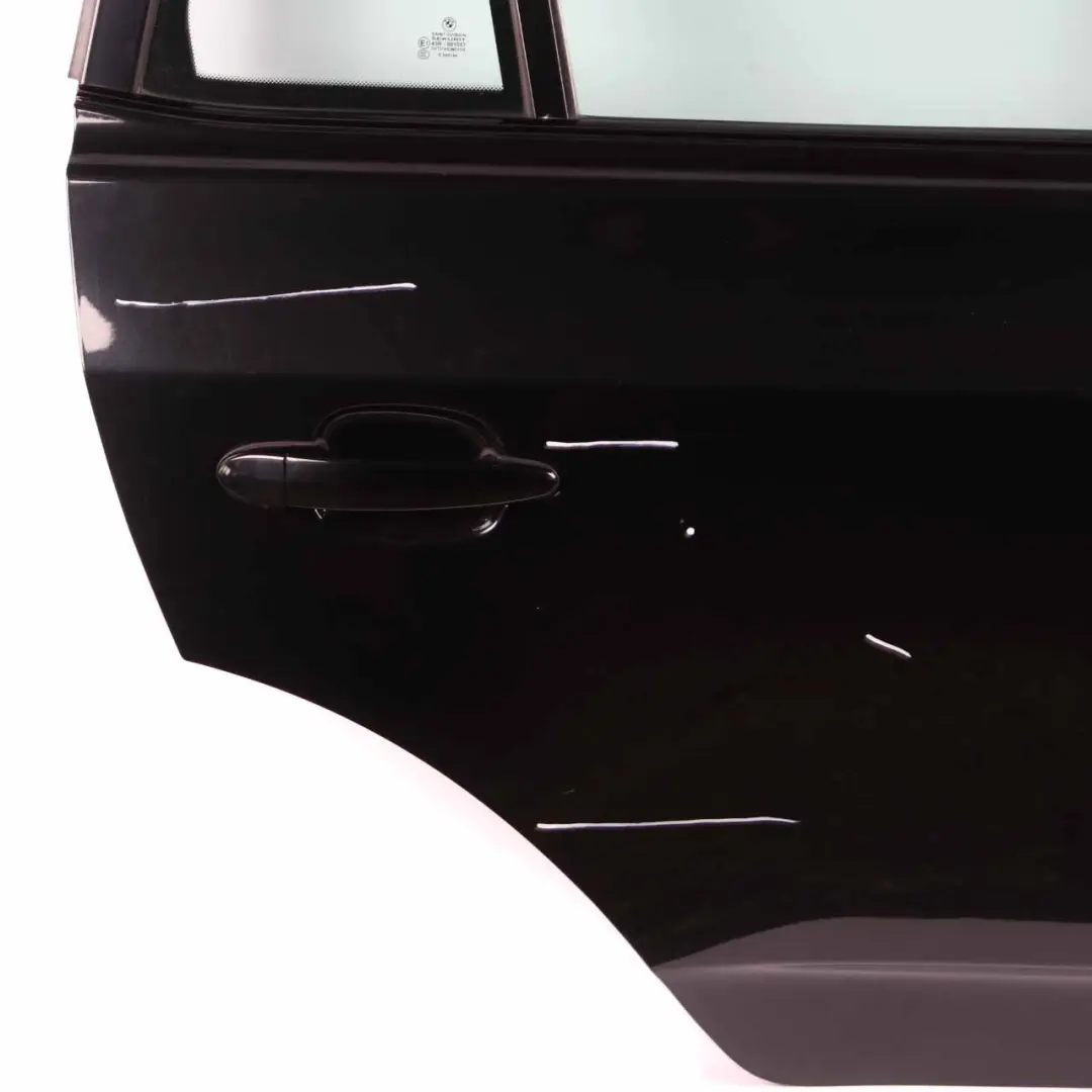 Door Rear Right O/S Black Sapphire Metallic - 475 to BMW X3 E83 with Part number 3449338 BMW X3 E83 Door Rear Right O/S Black Sapphire Metallic - 475 - SKU 3449338-BS2 - Part number 3449338