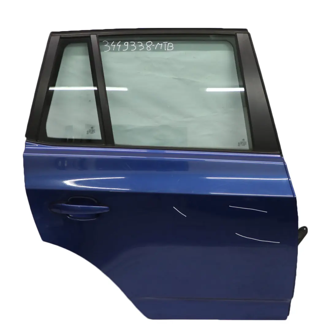 BMW X3 E83 Door Rear Right O/S Montegoblau Montego Blue Metallic - A51 - SKU 3449338-MTB - Part number 3449338