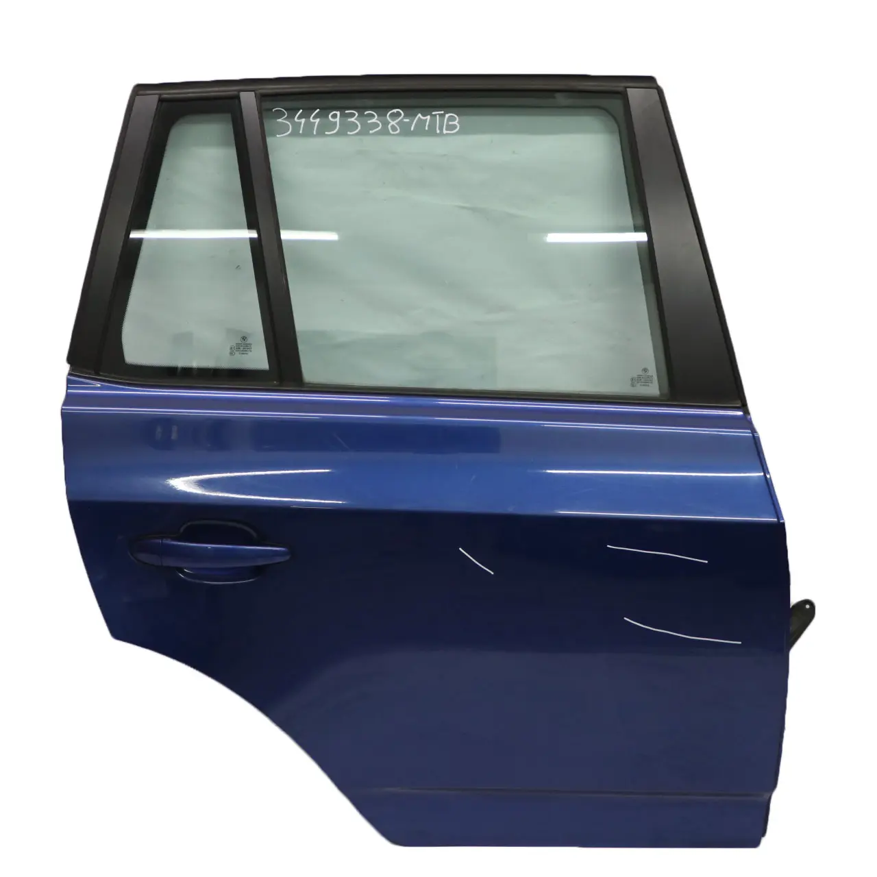 BMW X3 E83 Porta posteriore destra O/S Montegoblau Montego Blue Metallic - A51