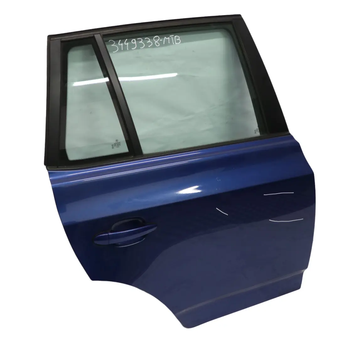 BMW X3 E83 Puerta Trasera Derecha Montegoblau Azul Montego Metalizado - A51 - SKU 3449338-MTB - Número de pieza 3449338
