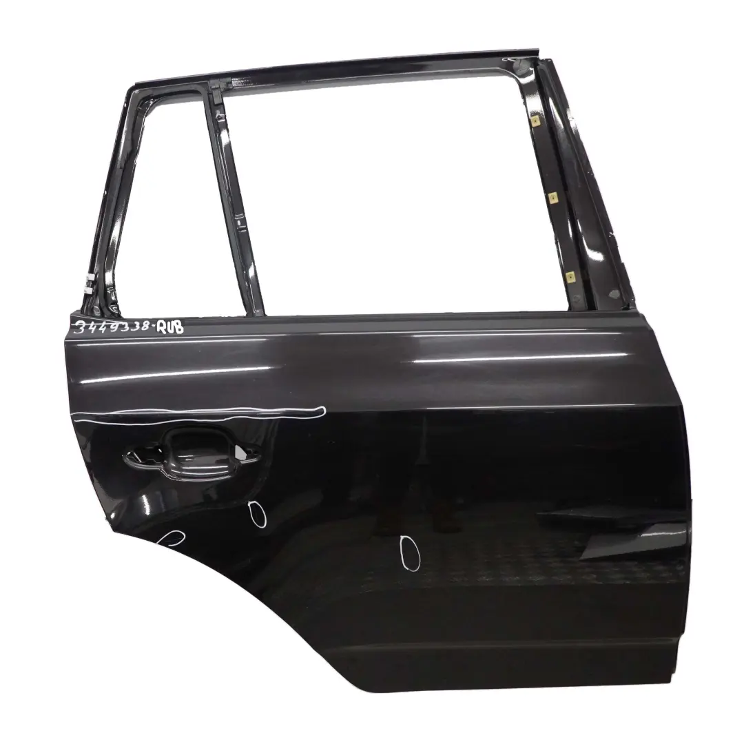 BMW X3 E83 Door Rear Right O/S Rubinschwarz Ruby Black Metallic - S23 - SKU 3449338-RUB - Part number 3449338