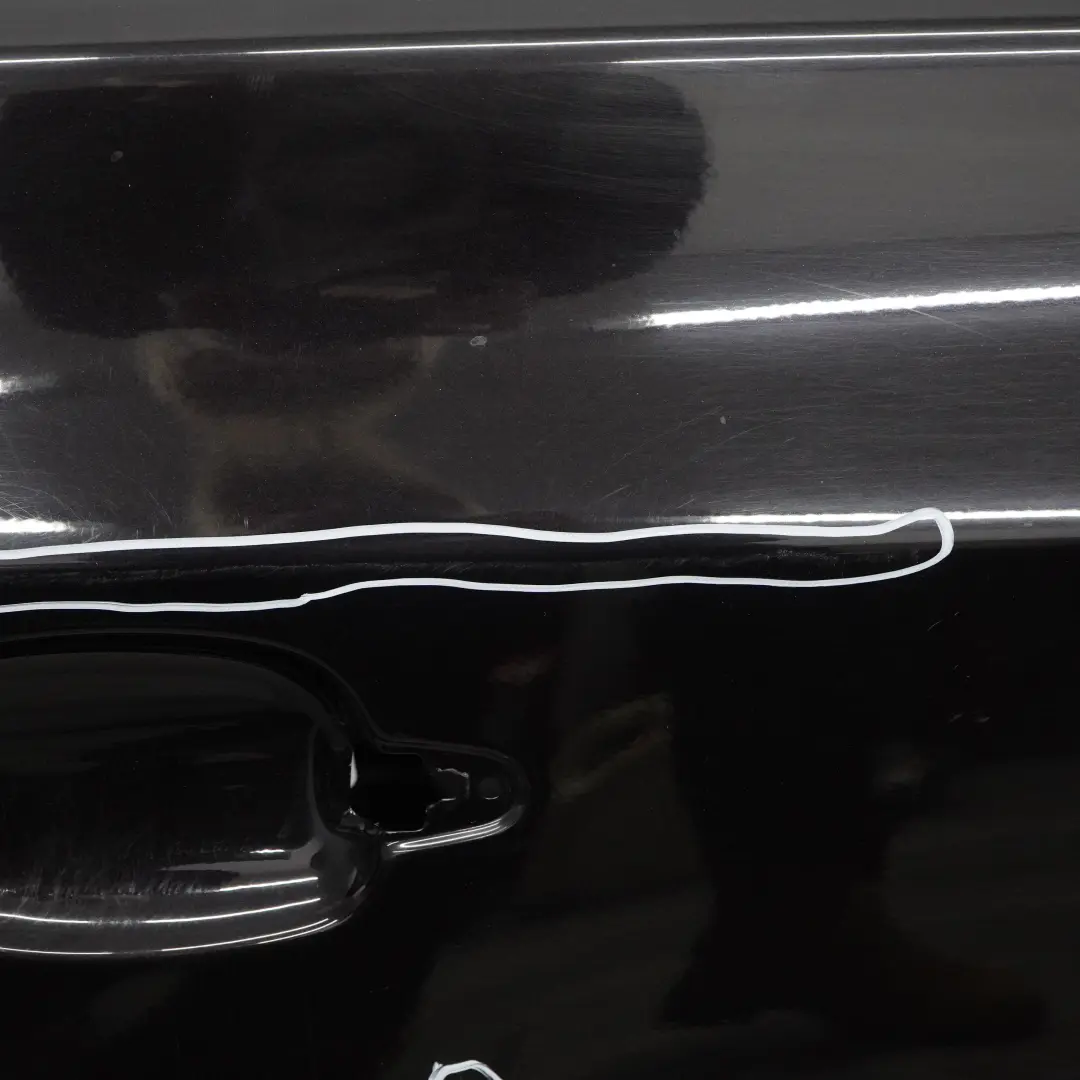 BMW X3 E83 Door Rear Right O/S Rubinschwarz Ruby Black Metallic - S23 - SKU 3449338-RUB - Part number 3449338
