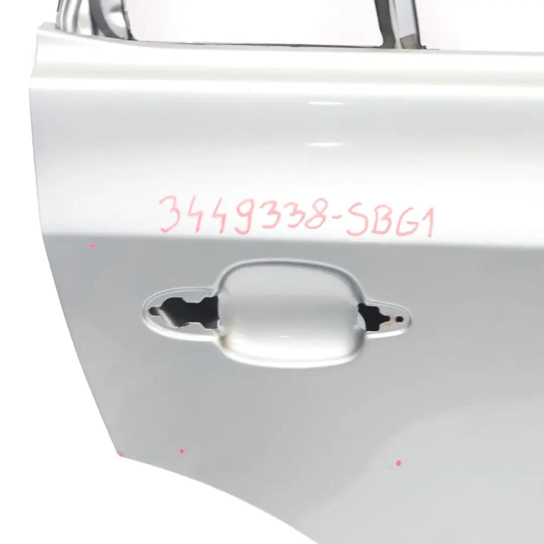 BMW X3 E83 Tür hinten rechts Silbergrau Silber Grau Metallic - A08 - SKU 3449338-SBG1 - Teilenummer 3449338