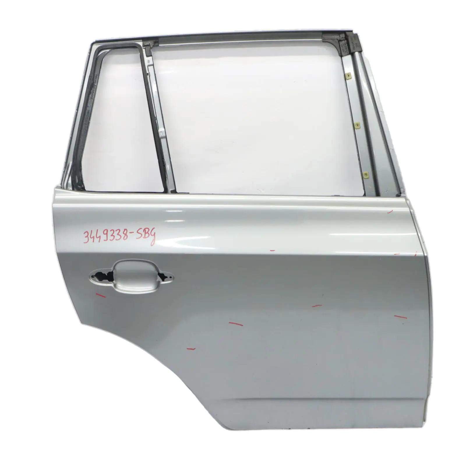BMW X3 E83 Porta posteriore destra Silbergrau Grigio Argento Metallizzato - A08