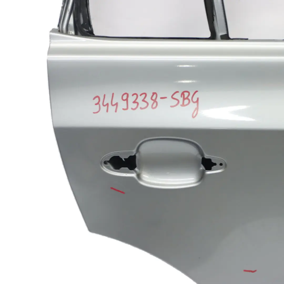 BMW X3 E83 Porta posteriore destra Silbergrau Grigio Argento Metallizzato - A08 - SKU 3449338-SBG - Numero di parte 3449338