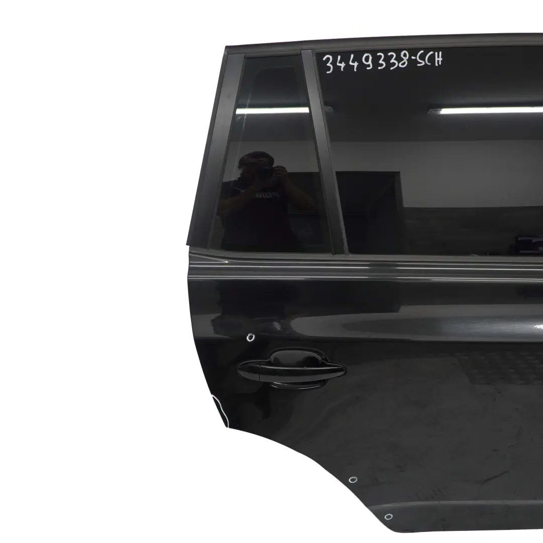 BMW X3 E83 Door Rear Right O/S Schwarz 2 Black - 668 - SKU 3449338-SCH - Part number 3449338