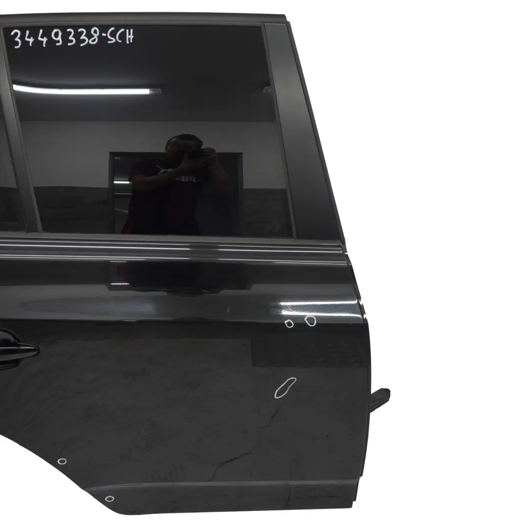 Door Rear Right O/S Schwarz 2 Black - 668 to BMW X3 E83 with Part number 3449338 BMW X3 E83 Door Rear Right O/S Schwarz 2 Black - 668 - SKU 3449338-SCH - Part number 3449338