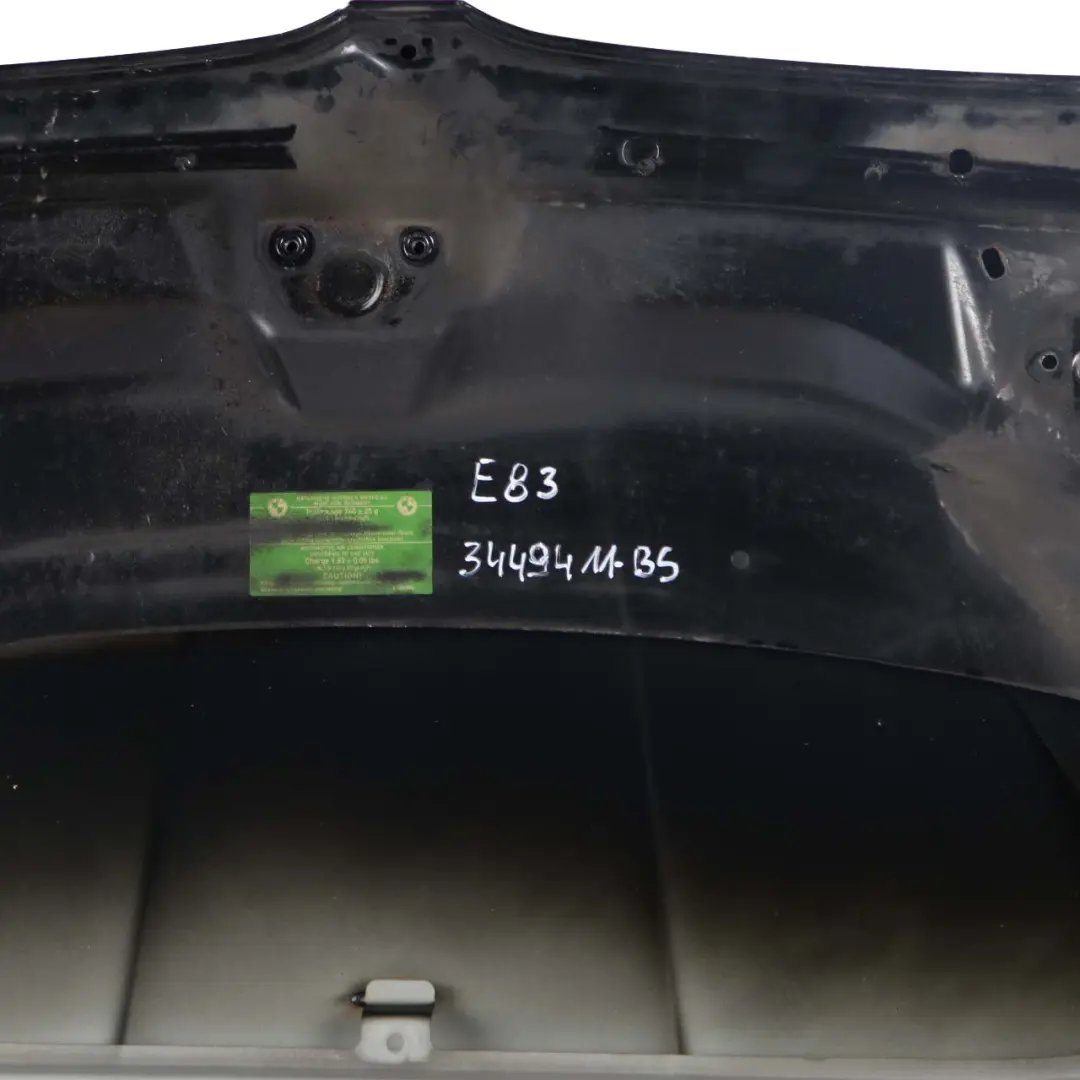 Hood Bonnet Cover Panel Black Sapphire Metallic - 475 to BMW X3 E83 with Part number 3449411 BMW X3 E83 Hood Bonnet Cover Panel Black Sapphire Metallic - 475 - SKU 3449411-BS1 - Part number 3449411