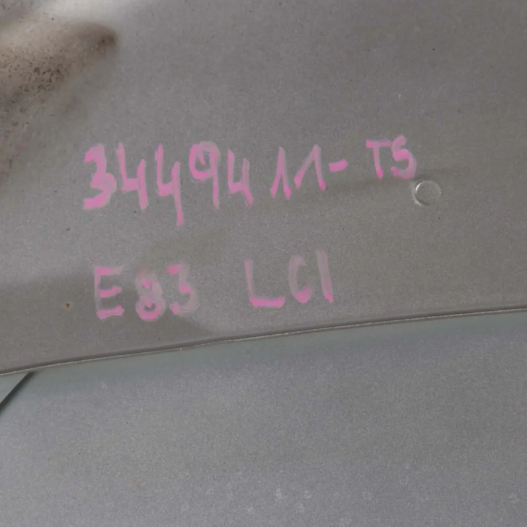 Hood Bonnet Cover Panel Titansilber Titan Silver Metallic - 354 to BMW X3 E83 with Part number 3449411 BMW X3 E83 Hood Bonnet Cover Panel Titansilber Titan Silver Metallic - 354 - SKU 3449411-TS - Part number 3449411