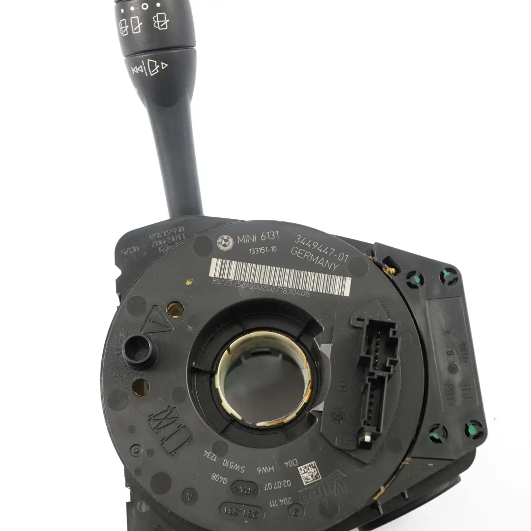 Switch Cluster Steering Column Stalk Wiper Slip to Mini Cooper R55 R56 with Part number 3449447 Mini Cooper R55 R56 Switch Cluster Steering Column Stalk Wiper Slip - SKU 3449447 - Part number 3449447