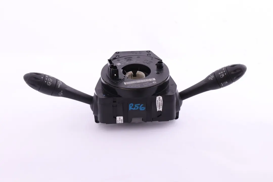 Steering Column Switch Cluster Ring Stalk to BMW Mini Cooper One R56 with Part number 3449455 BMW Mini Cooper One R56 Steering Column Switch Cluster Ring Stalk - SKU 3449455 - Part number 3449455