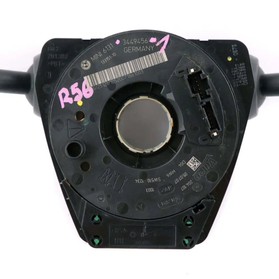  Steering Column Switch Mini R56 1 Cluster Wiper Stalk Xenon - SKU 3449456-1 - Part number 3449456