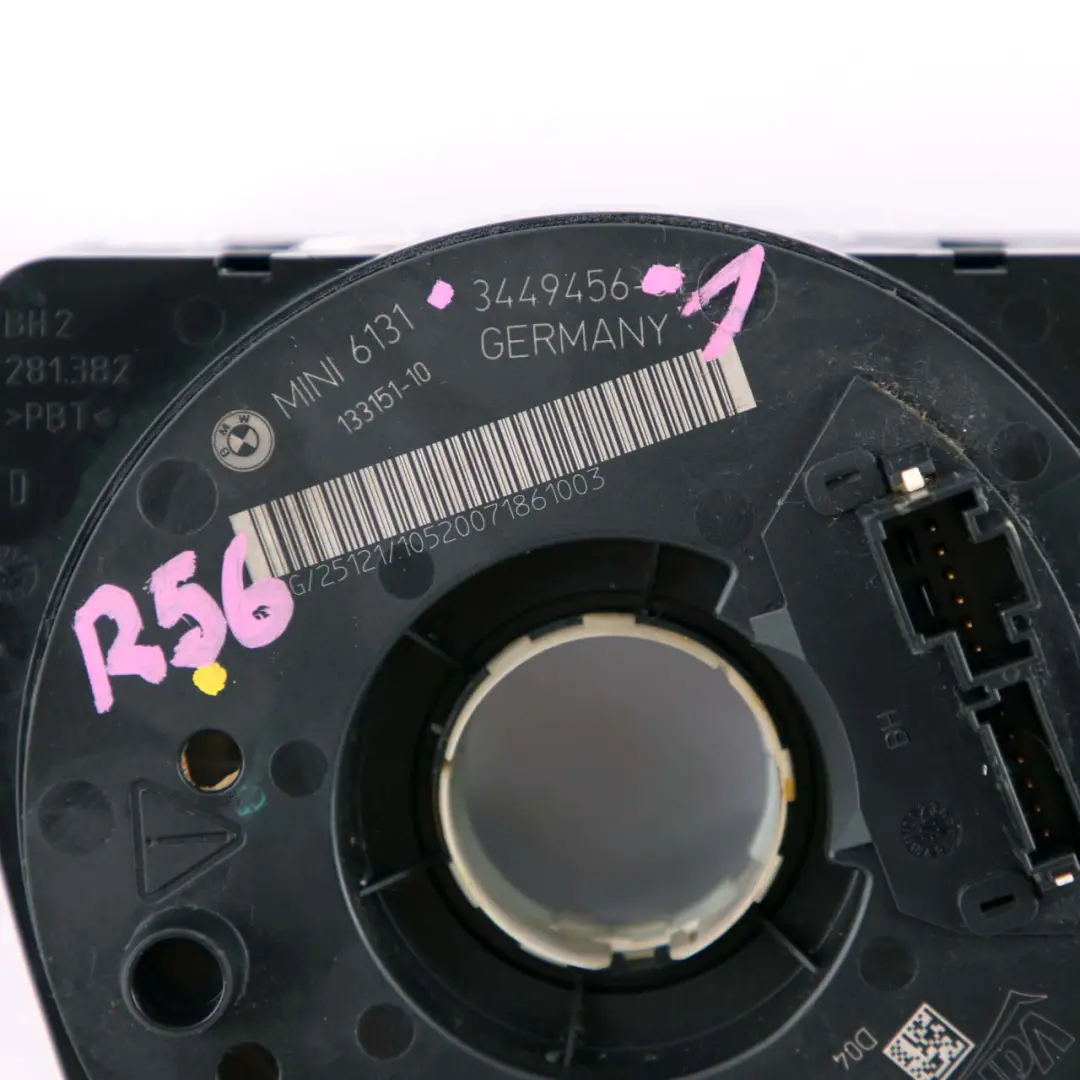 Steering Column Switch Mini R56 1 Cluster Wiper Stalk Xenon to with Part number 3449456 Steering Column Switch Mini R56 1 Cluster Wiper Stalk Xenon - SKU 3449456-1 - Part number 3449456