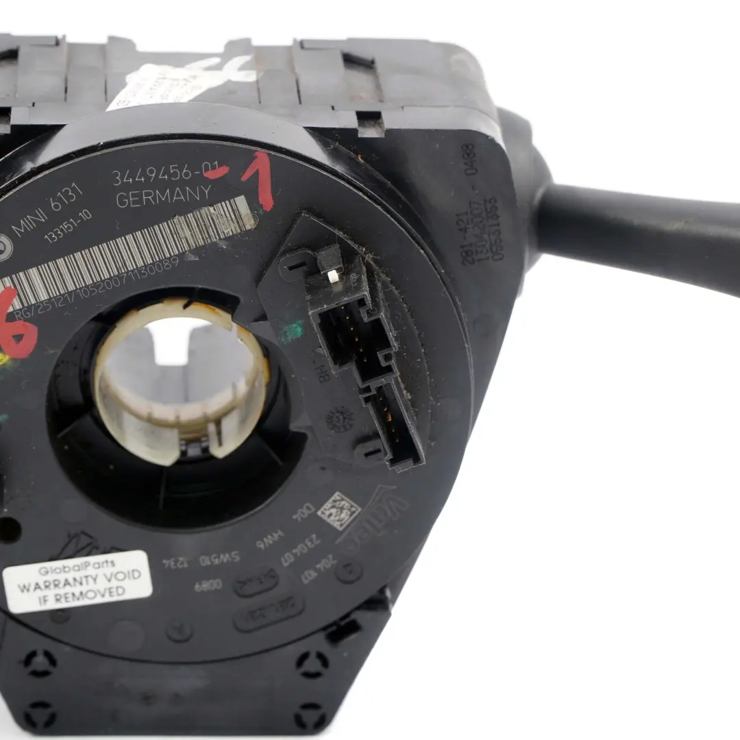 Mini R56 Columna De Direccion Interruptor Cluster Limpiaparabrisas Xenon - SKU 3449456-2 - Número de pieza 3449456