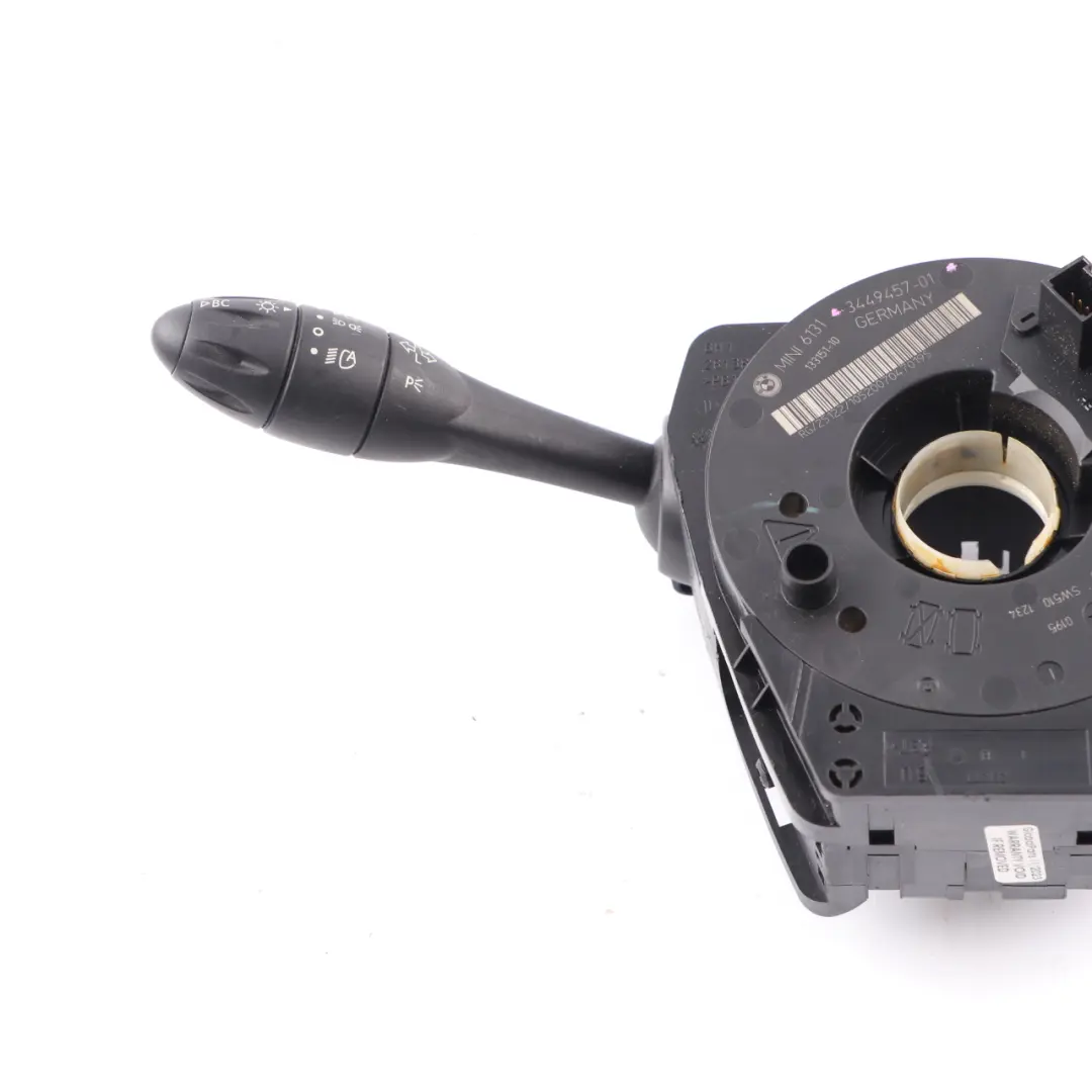 Steering Column Switch Cluster Wiper Stalk Xenon to Mini Cooper R55 R56 with Part number 3449457 Mini Cooper R55 R56 Steering Column Switch Cluster Wiper Stalk Xenon - SKU 3449457-1 - Part number 3449457