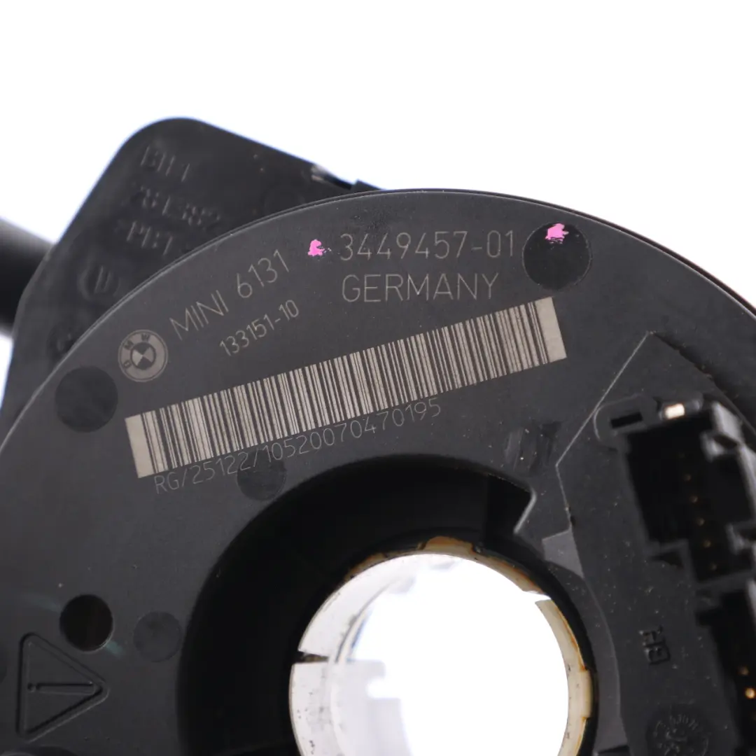 Steering Column Switch Cluster Wiper Stalk Xenon to Mini Cooper R55 R56 with Part number 3449457 Mini Cooper R55 R56 Steering Column Switch Cluster Wiper Stalk Xenon - SKU 3449457-1 - Part number 3449457