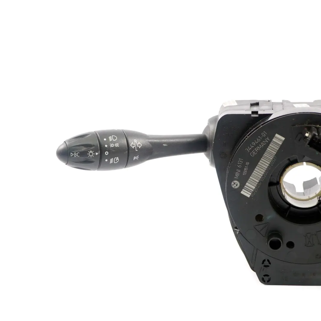 Steering Column Switch Cluster Wiper Stalk Xenon to Mini Cooper R55 R56 1 with Part number 3449461 Mini Cooper R55 R56 1 Steering Column Switch Cluster Wiper Stalk Xenon - SKU 3449461-1 - Part number 3449461