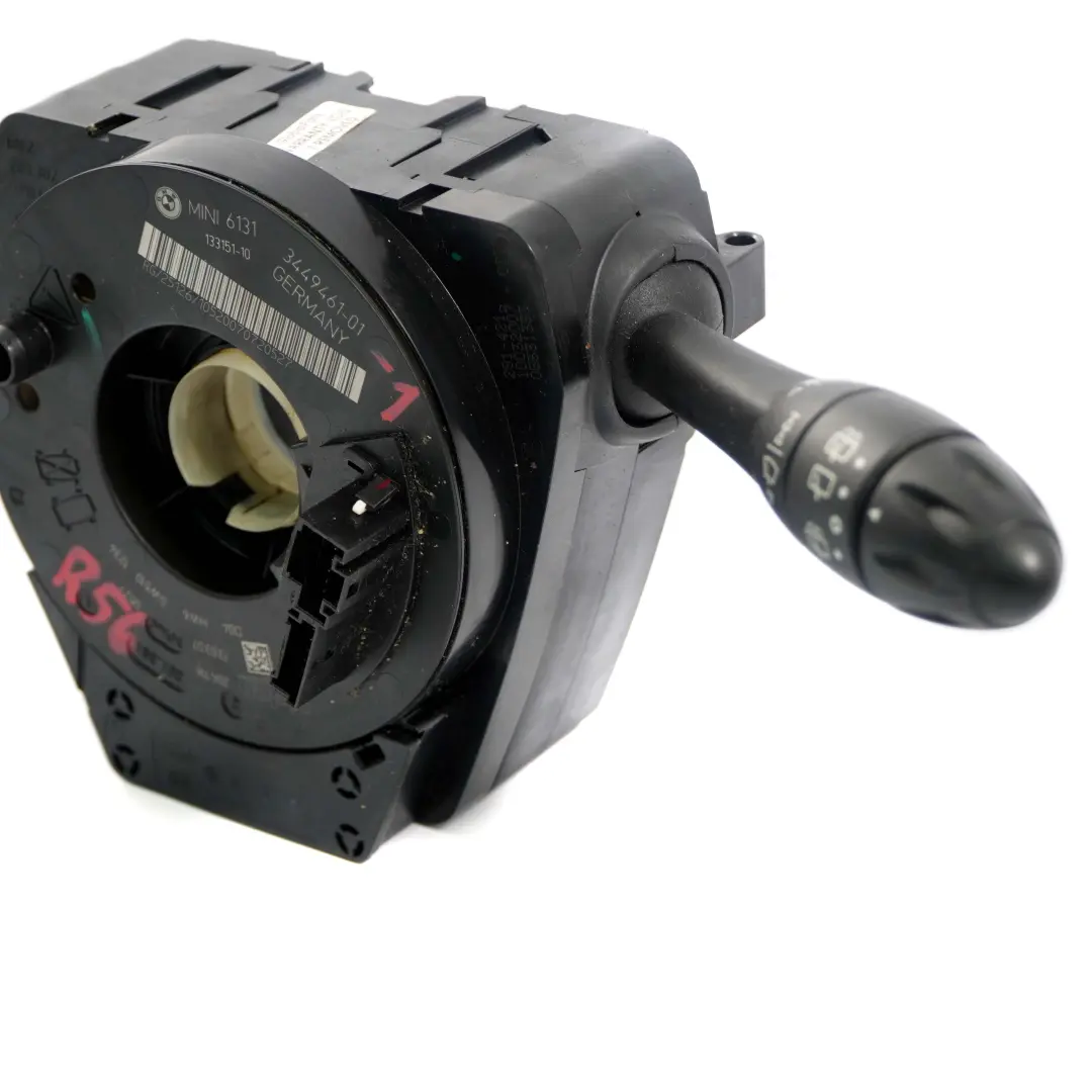 Steering Column Switch Cluster Wiper Stalk Xenon to Mini Cooper R55 R56 1 with Part number 3449461 Mini Cooper R55 R56 1 Steering Column Switch Cluster Wiper Stalk Xenon - SKU 3449461-1 - Part number 3449461