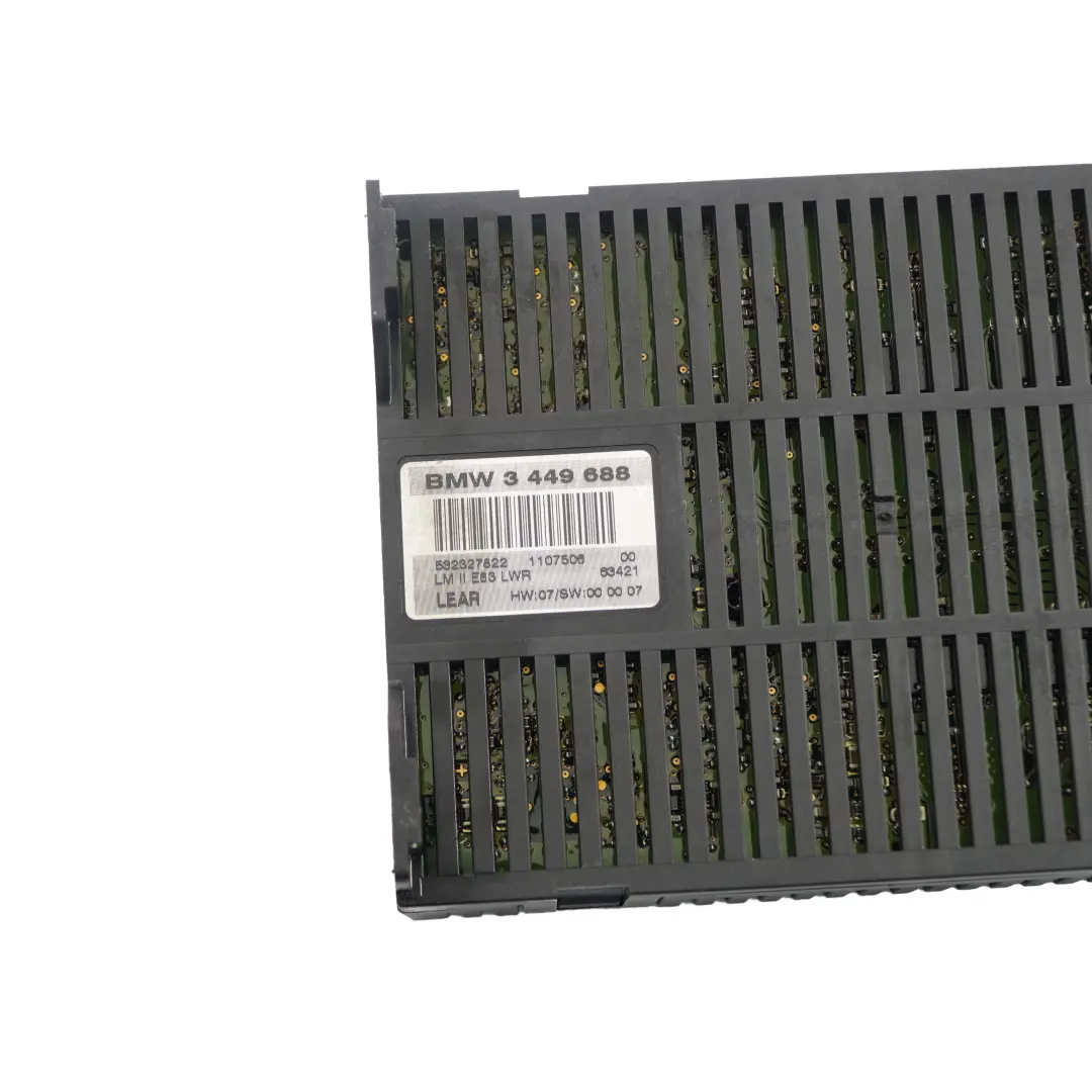 Centralina Modulo Luce Lear LM II LWR 6135 per BMW X3 E83 LCI con numero di parte 3449688 BMW X3 E83 LCI Centralina Modulo Luce Lear LM II LWR 6135 - SKU 3449688 - Numero di parte 3449688