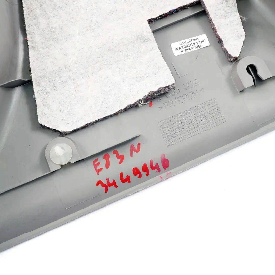BMW X3 E83 LCI Blende Abdeckung Verkleidung B-Säule Unten Links Grau 3330529 - SKU 3449945 - Teilenummer 3449945