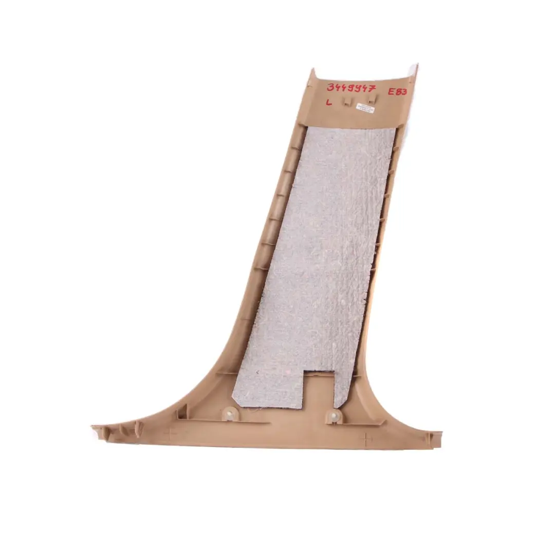 B-column Bottom Trim Left N/S Sand Beige 3416073 to BMW X3 Series E83 LCI Cover with Part number 3449947 BMW X3 Series E83 LCI Cover B-column Bottom Trim Left N/S Sand Beige 3416073 - SKU 3449947 - Part number 3449947