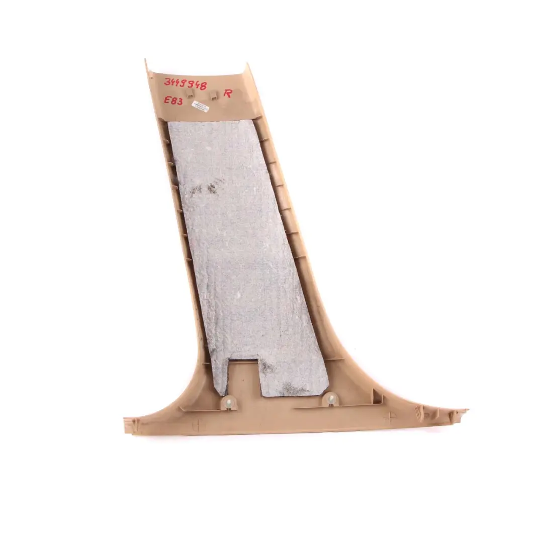 B-column Bottom Trim Right O/S Sand Beige 3416074 to BMW X3 Series E83 LCI Cover with Part number 3449948 BMW X3 Series E83 LCI Cover B-column Bottom Trim Right O/S Sand Beige 3416074 - SKU 3449948 - Part number 3449948