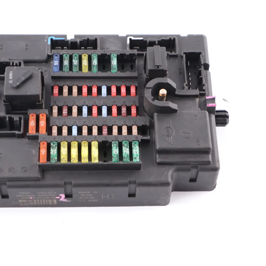 High SPEG H1 Fuse Distribution Box to Mini Cooper One R56 with Part number 3450435 Mini Cooper One R56 High SPEG H1 Fuse Distribution Box - SKU 3450435-2 - Part number 3450435