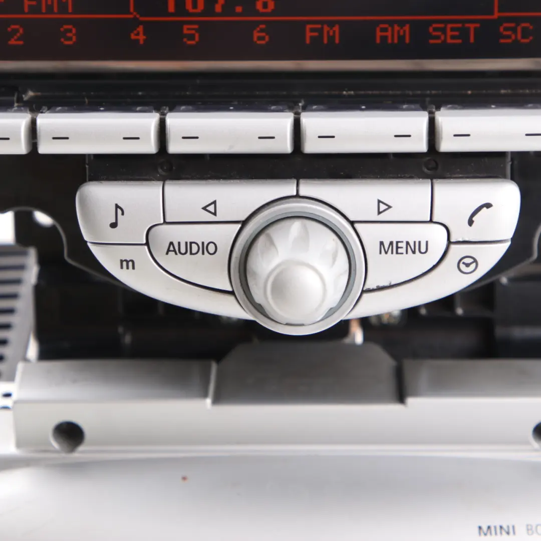 Radio Boost CD Player Head Unit Audio Player to Mini R55 R56 with Part number 3450803 Mini R55 R56 Radio Boost CD Player Head Unit Audio Player - SKU 3450803-2 - Part number 3450803