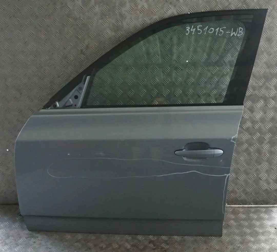 BMW X3 E83 Beifahrer Tür vorne links Bluewater Blau Metallic - 896 - SKU 3451015-WB - Teilenummer 3451015