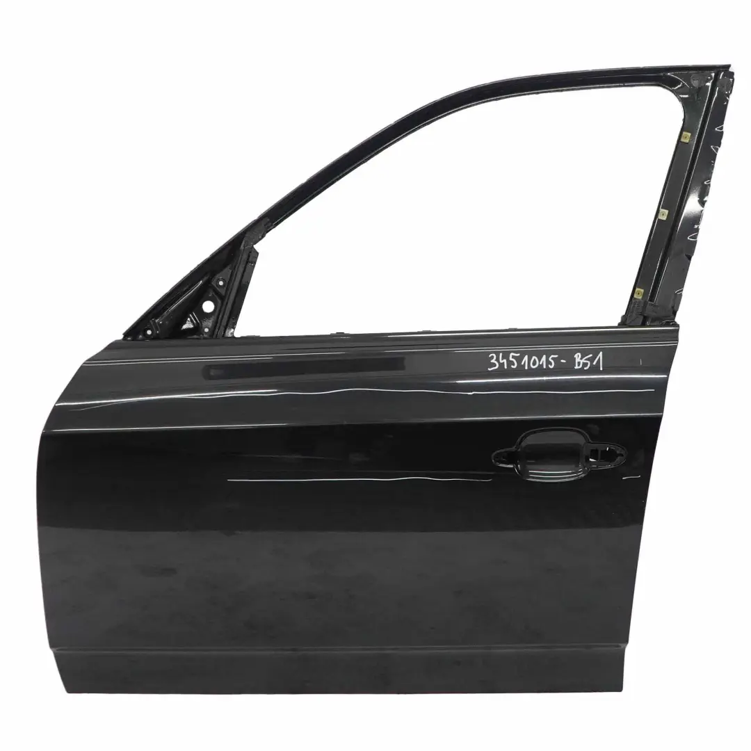 Puerta Delantera Izquierda Negro Zafiro Metálico - 475 para BMW X3 E83 con número de pieza 3451015 BMW X3 E83 Puerta Delantera Izquierda Negro Zafiro Metálico - 475 - SKU 3451015-BS1 - Número de pieza 3451015