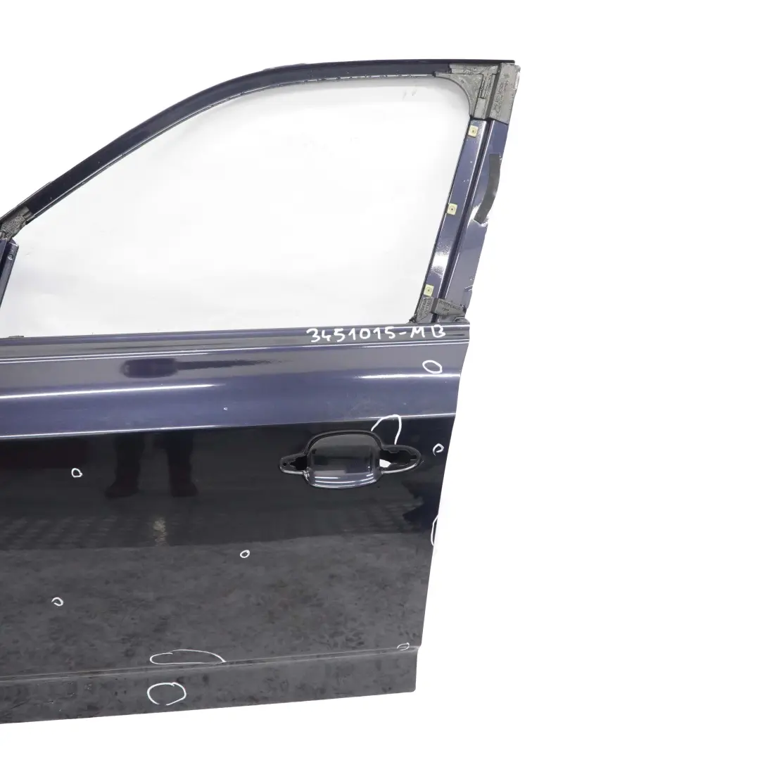 BMW X3 Series E83 Door Front Left N/S Monacoblau Blue Metallic - A35 - SKU 3451015-MB - Part number 3451015
