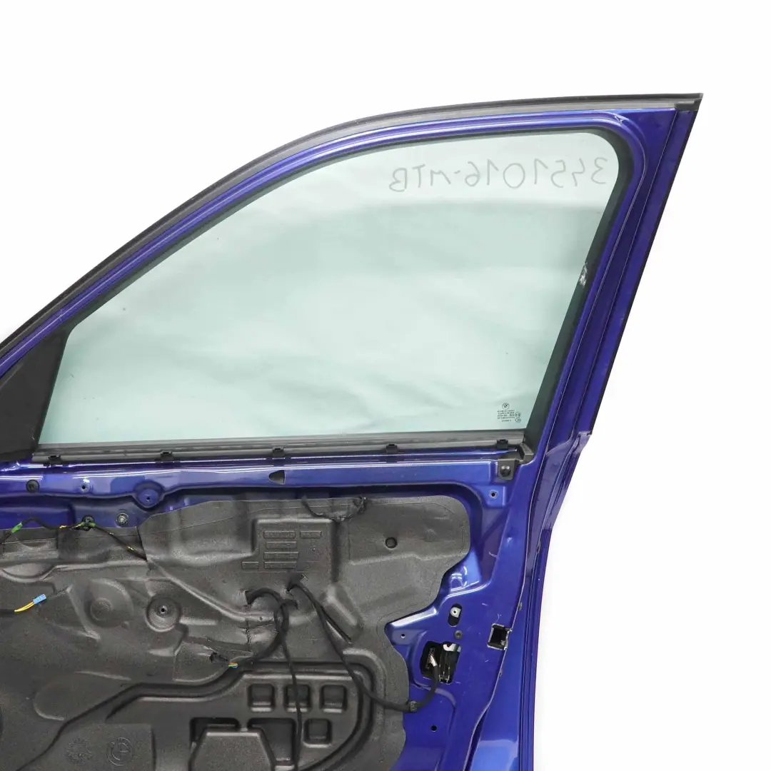 Door Front Right O/S Montegoblau Blue Metallic - A51 to BMW X3 Series E83 with Part number 3451016 BMW X3 Series E83 Door Front Right O/S Montegoblau Blue Metallic - A51 - SKU 3451016-MTB - Part number 3451016
