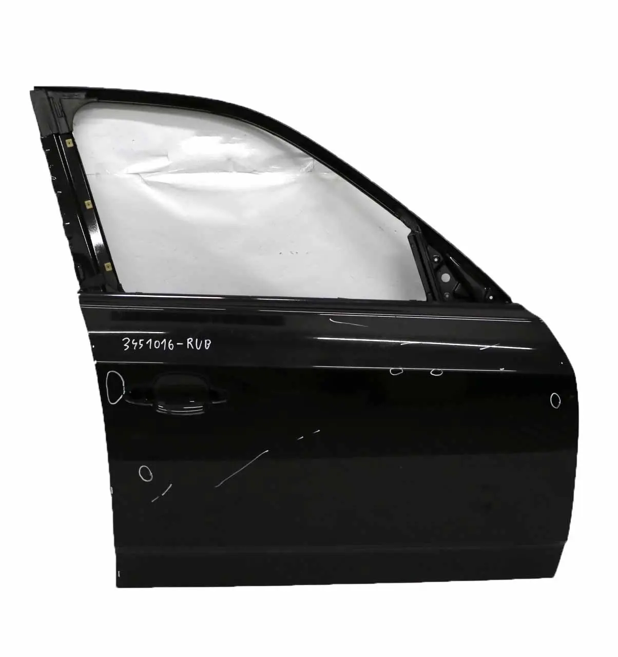 Door Front Right O/S BMW X3 E83 Rubinschwarz Ruby Black Metallic - S23